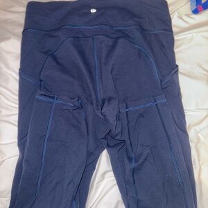 lululemon athletica Navy Blue Leggings